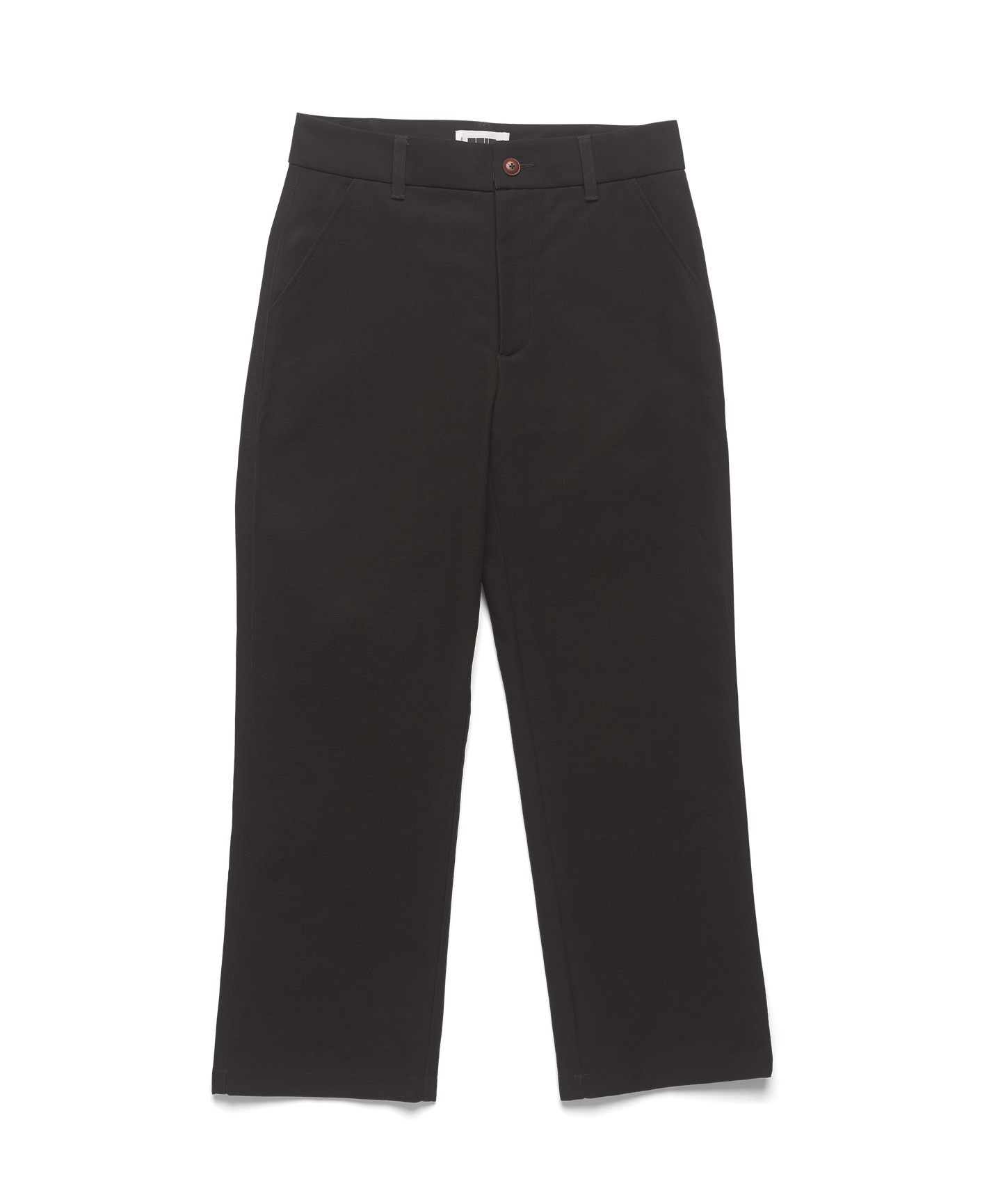 Brown Cotton Canvas Dirt Pant