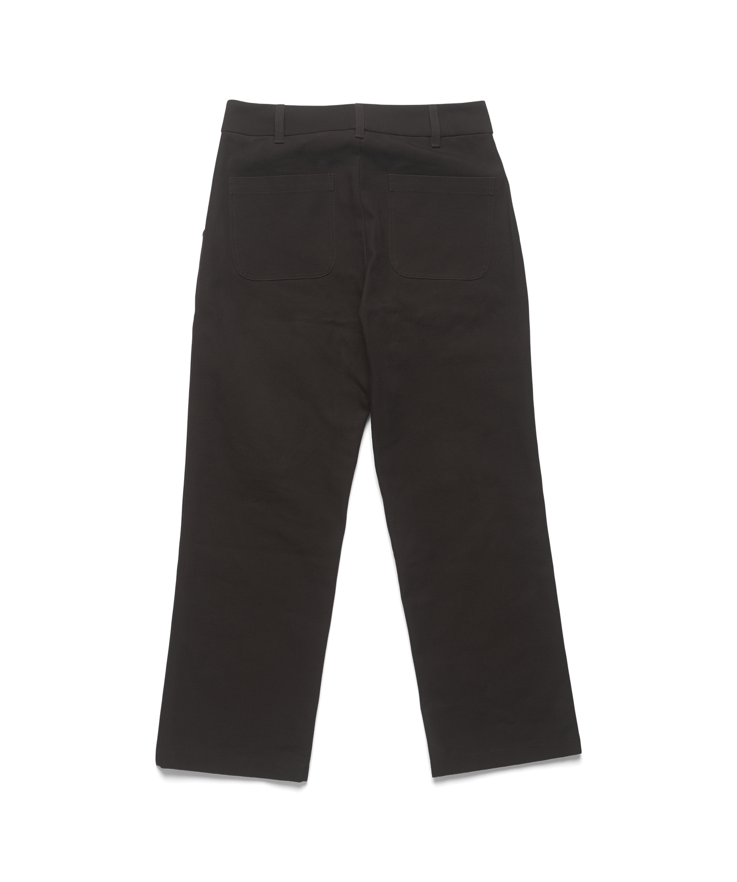 Brown Cotton Canvas Dirt Pant