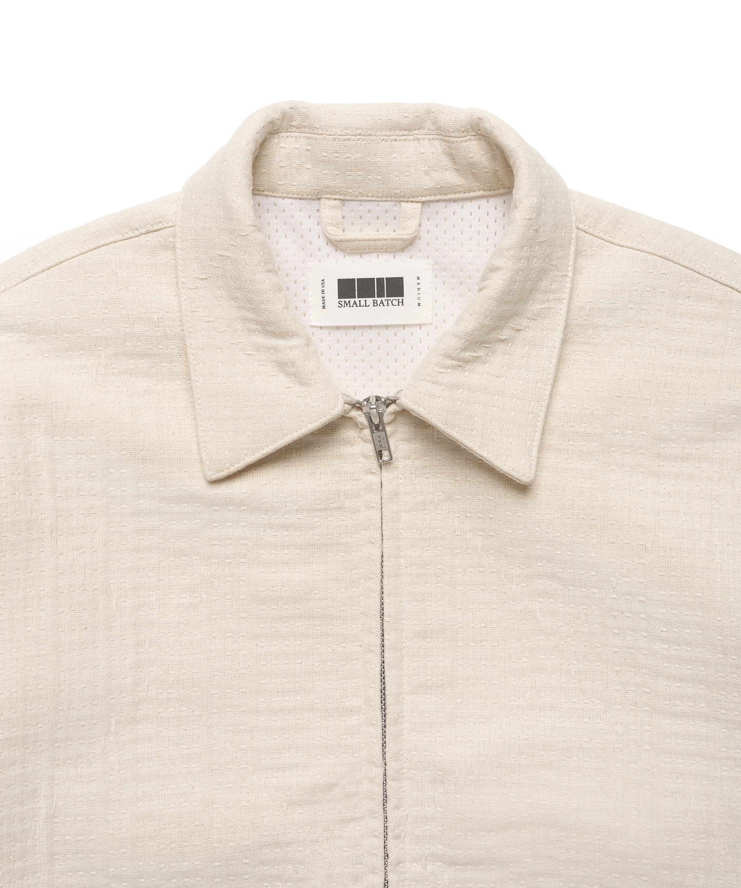 White Cotton Cloth Club Jacket