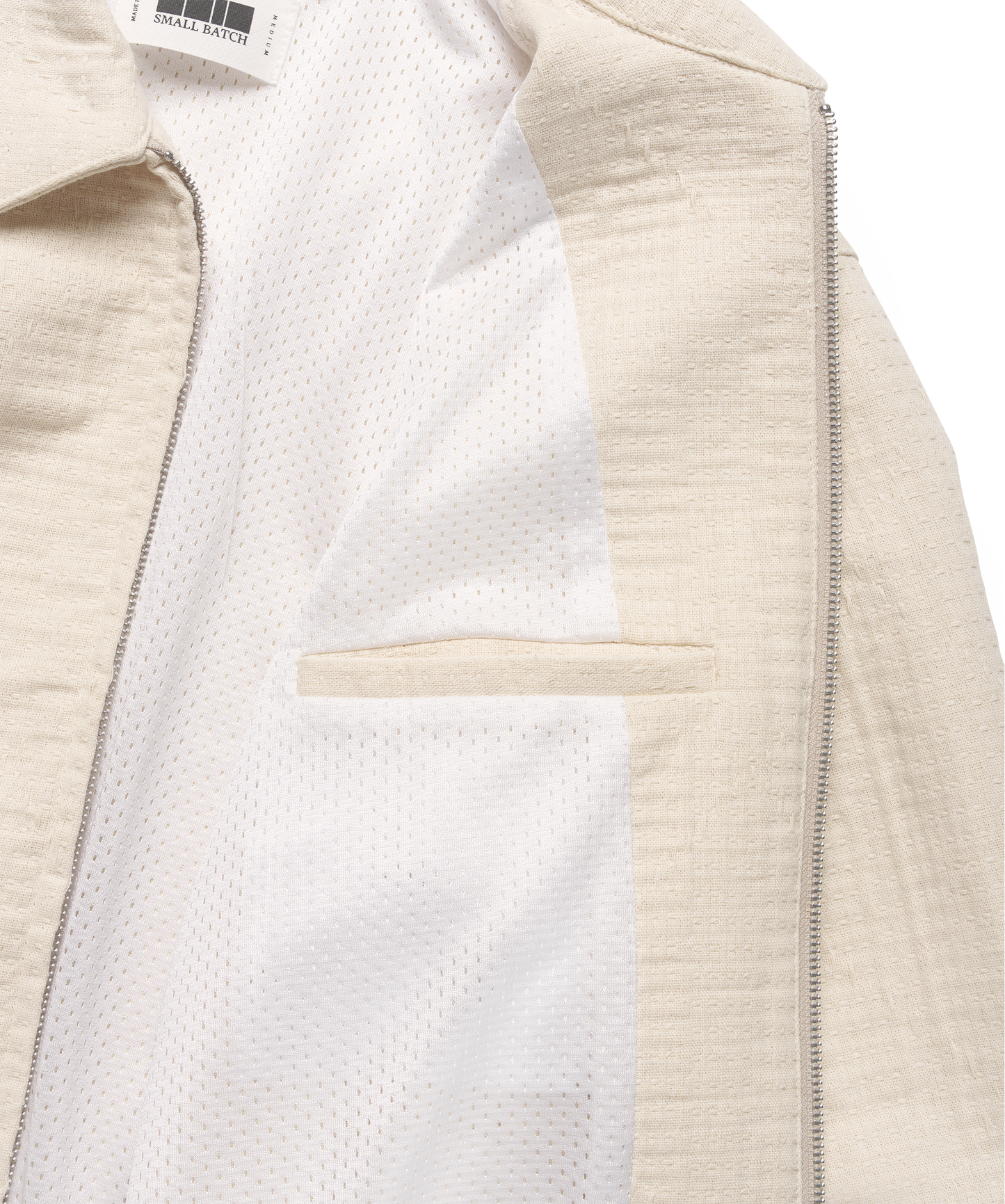 White Cotton Cloth Club Jacket
