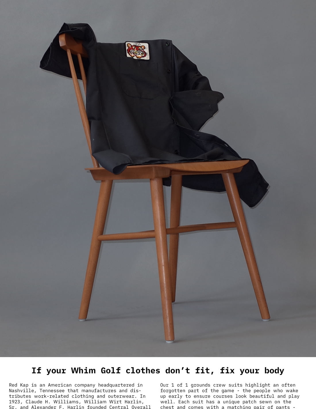 1 of 1 Grounds Crew Suits