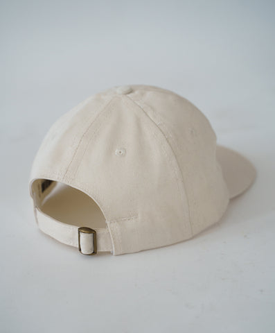 Bone + Purple WHIM Adjustable Hat