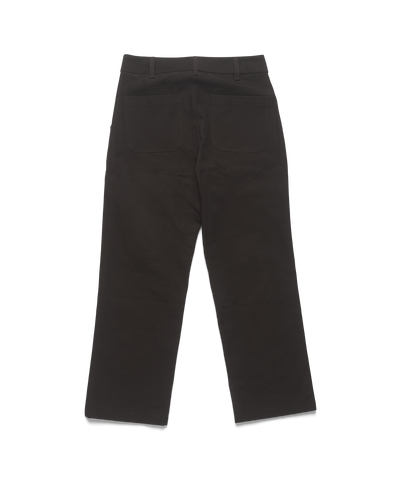 Brown Cotton Canvas Dirt Pant