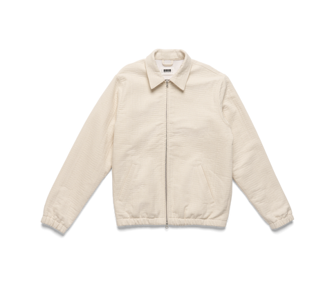 White Cotton Cloth Club Jacket